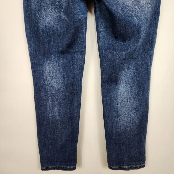 Judy Blue Relaxed Fit Angie Straight Leg Jeans Cropped Stretch Dark Wash 31 - Picture 7 of 10